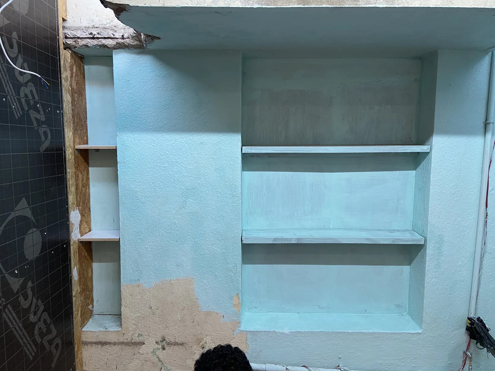 Display counter joinery from a completed Chennai retail fit-out