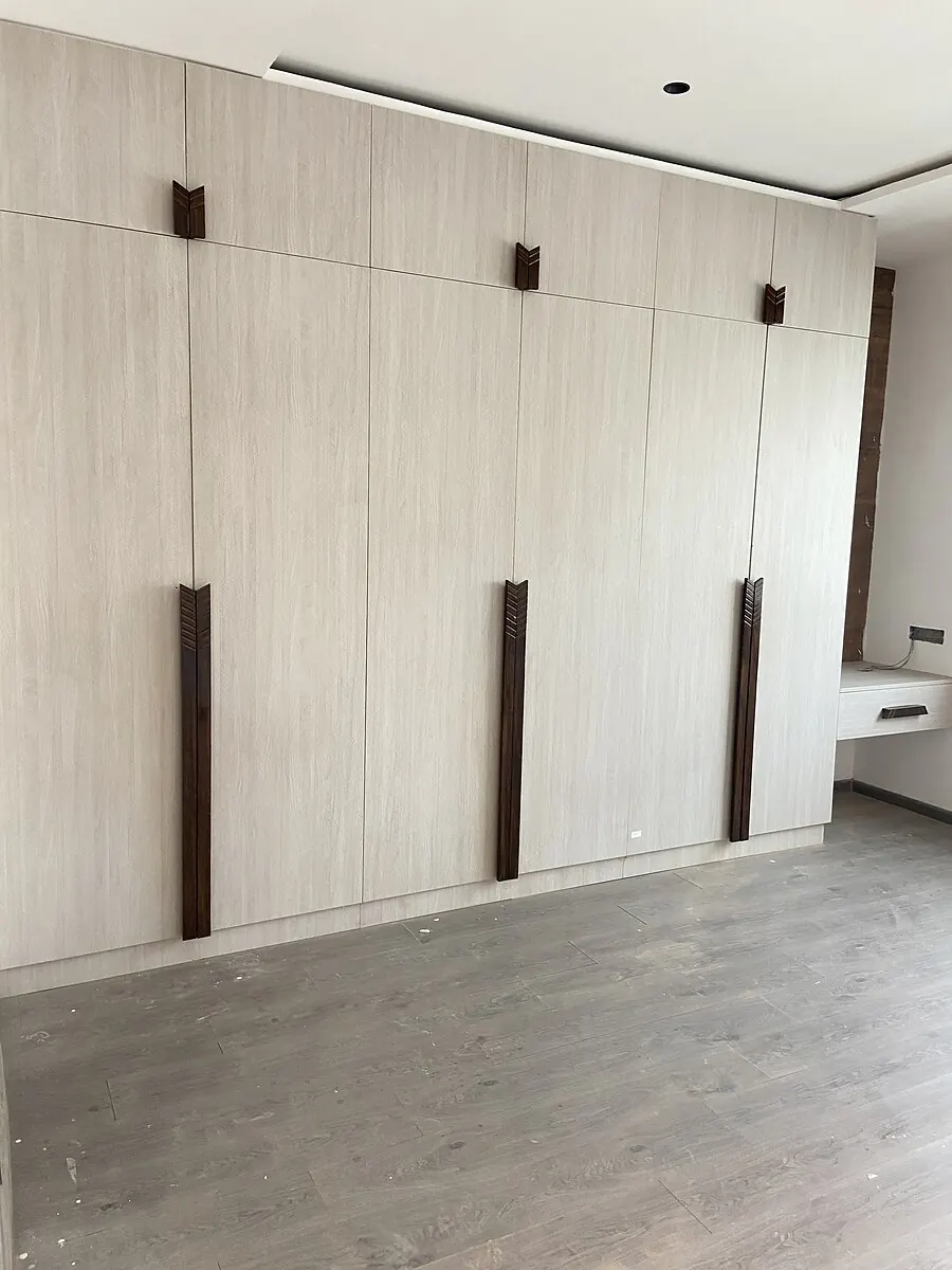 EIPL La Paloma duplex interior in Hyderabad by AlcorOne Solutions — Bedroom wardrobe