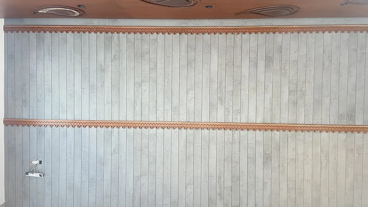 EIPL La Paloma duplex interior in Hyderabad by AlcorOne Solutions — Feature wall & ceiling