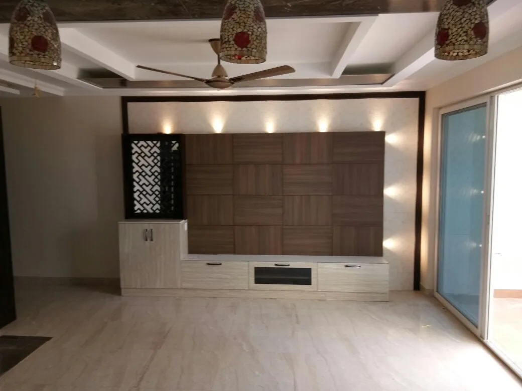 Ozone home interiors in Chennai by AlcorOne Solutions — Living & TV unit