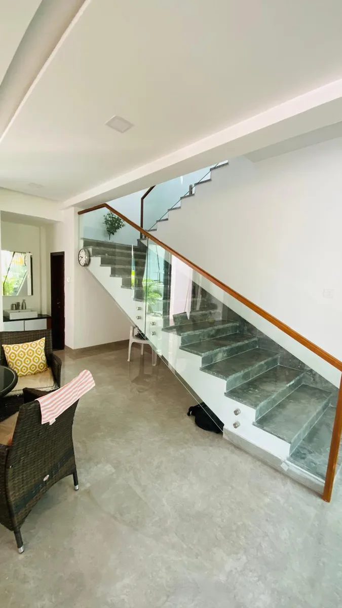 Villa interior in Hyderabad by AlcorOne Solutions — Staircase & glass railing